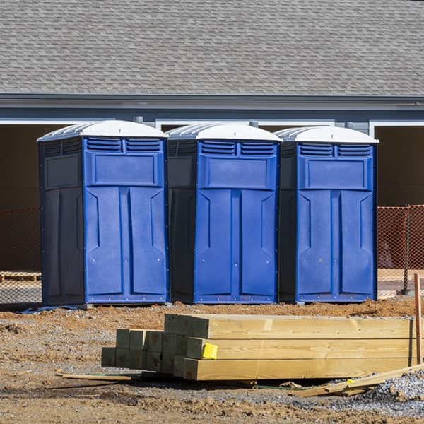 what is the maximum capacity for a single portable toilet in Beallsville PA